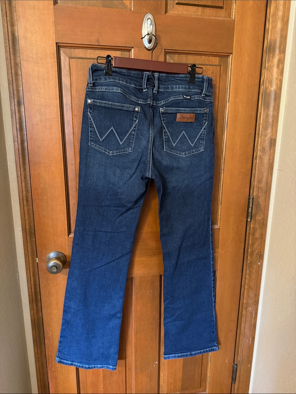 Wrangler Dark Blue Bootcut Women's Jeans